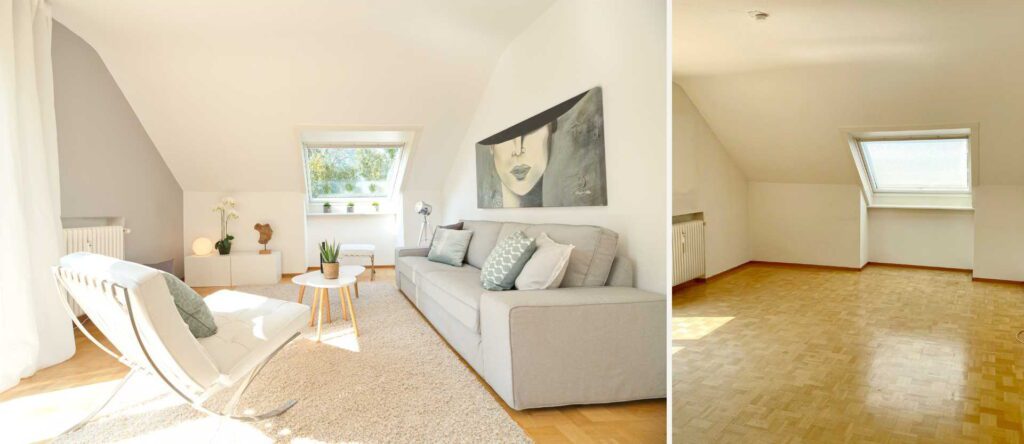 Home Staging Projekt Erbimmobilie Esslingen Deutschland