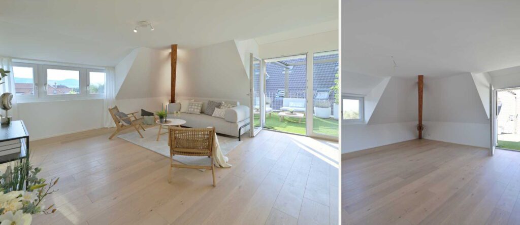 Home Staging Projekt für Leerstehende Immobilie